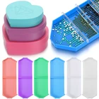 В форме сердца со стразами перфораторы для картины лоток вышивка крестом домашний 