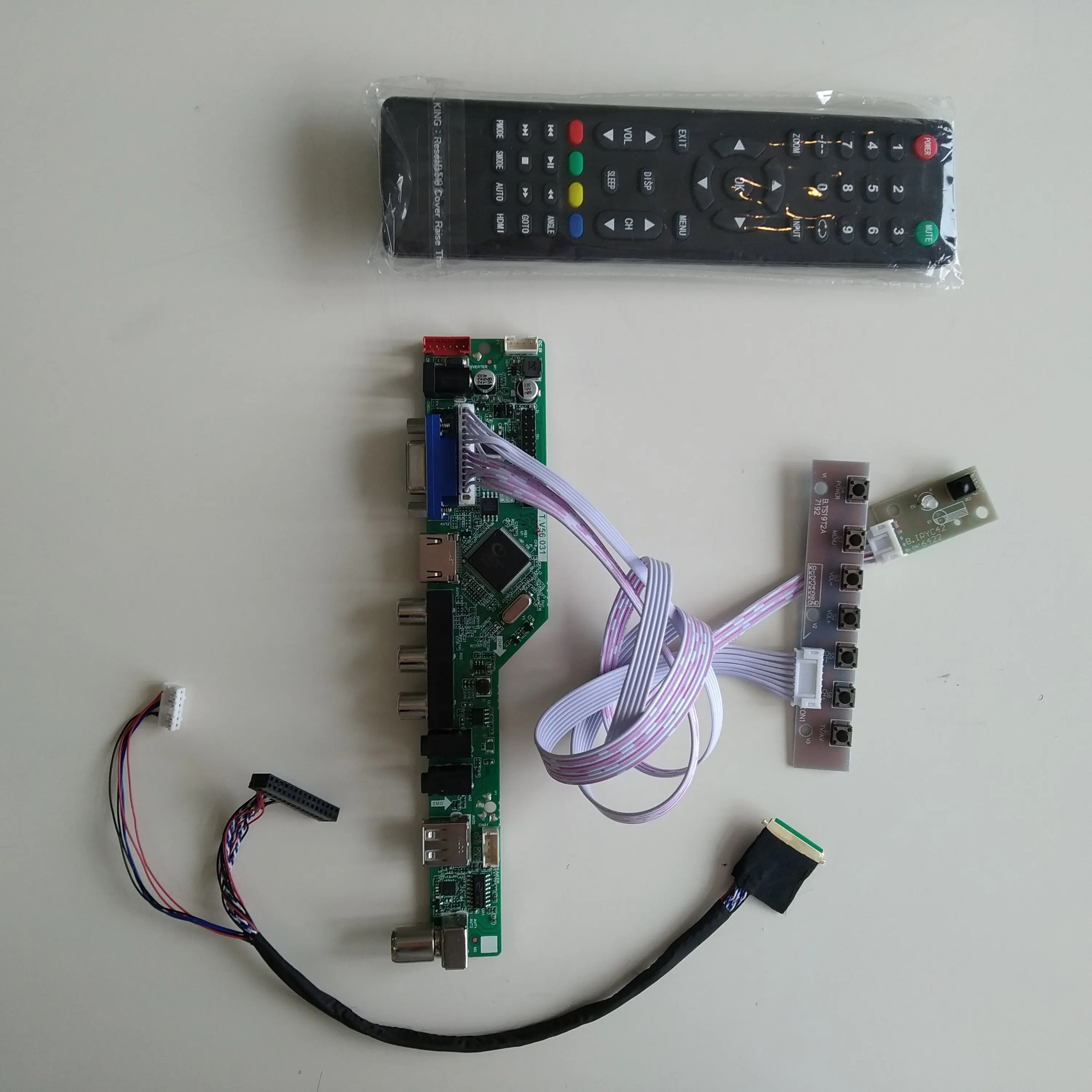 

TV LED AV LCD VGA HDMI-compatible RF Controller board For LTN154BT08-R06 15.4" 1440×900 PANEL SCREEN Card monitor