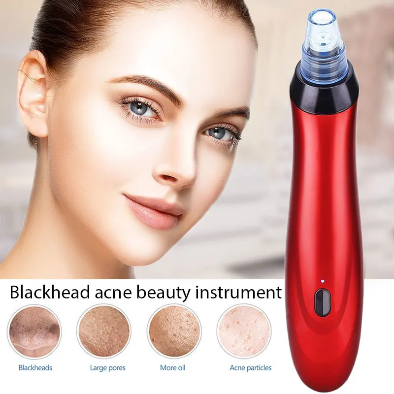 Blackhead Beauty Apparatus Black Head Cleaner Removal Equipment Fast Fashion Effective 3 Colors ABS Acne Massage | Красота и здоровье