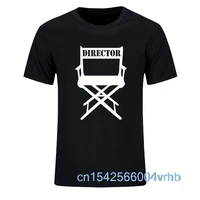 2021 graphic casual movie director chair print round neck graphic casual man t shirt
