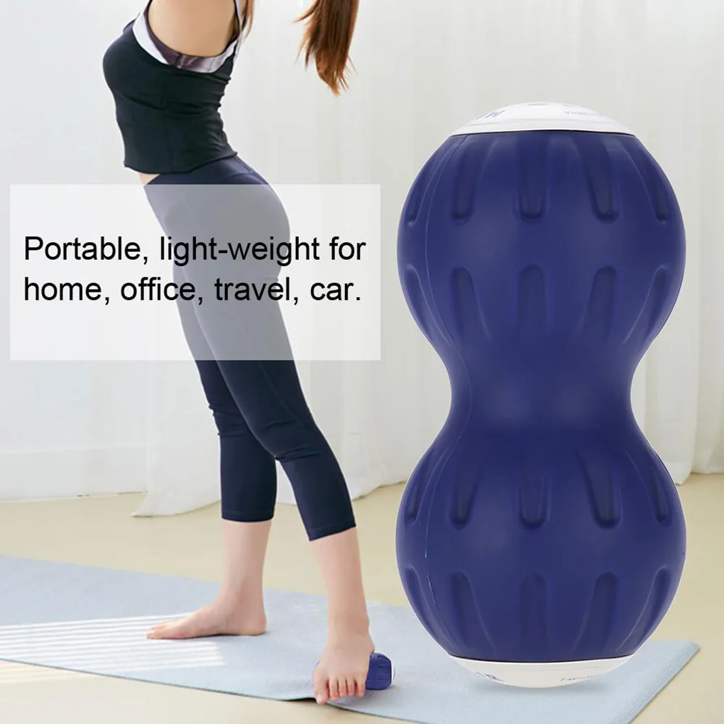 

Массажер в форме арахисового шара, Электрический Вибрационный мяч для йоги, расслабляющий мышцы, портативный массажер для снятия стресса, в...