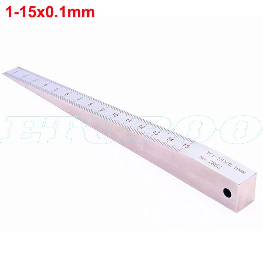 1-15mmx0.1mm 0,5-10 мм 1-15 мм 0,4-6 мм стальной клинообразный щуп Калибр трещина плоскость компоновка и измерительные инструменты клиновидный Калибр клиновидный штангенциркуль - Цвет: 1-15mmx0.1mm