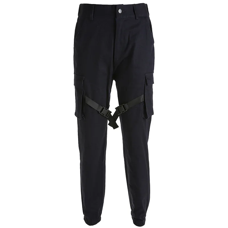 

Autumn Women Fashio Hot Selling Women's Loose Pants Ribbon Buckle Overalls Womens Pants Streetwear Pants Dropshipping