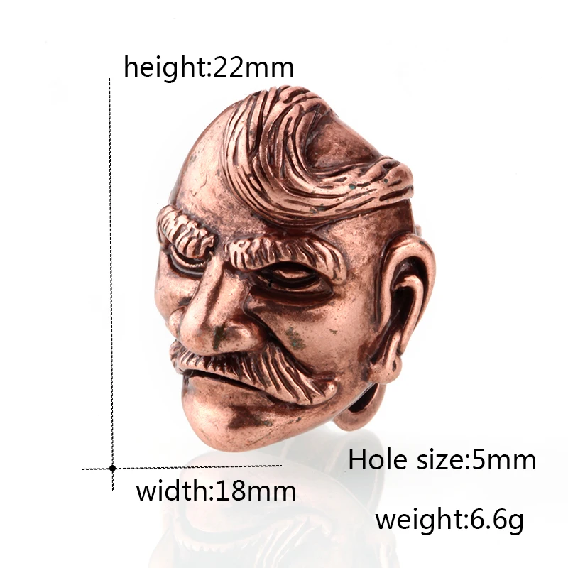 Бусины-разделители для изготовления ювелирных изделий бусины в форме черепа