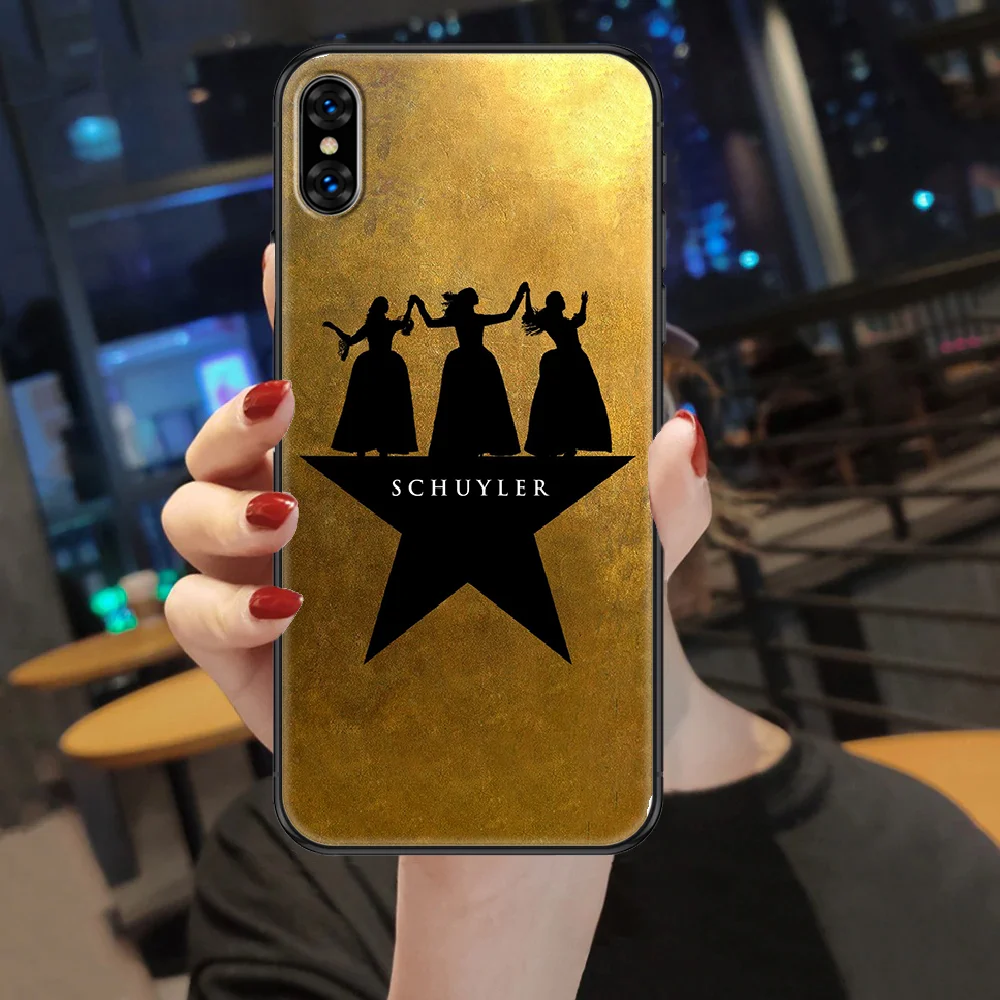 Чехол для телефона с музыкальными мотивами Гамильтона корпус корпуса iphone 5 5s se 2 6