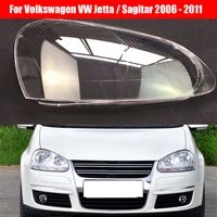 car headlamp lens for volkswagen vw jetta sagitar 2006 2011 transparent car headlight headlamp clear lens auto shell cover