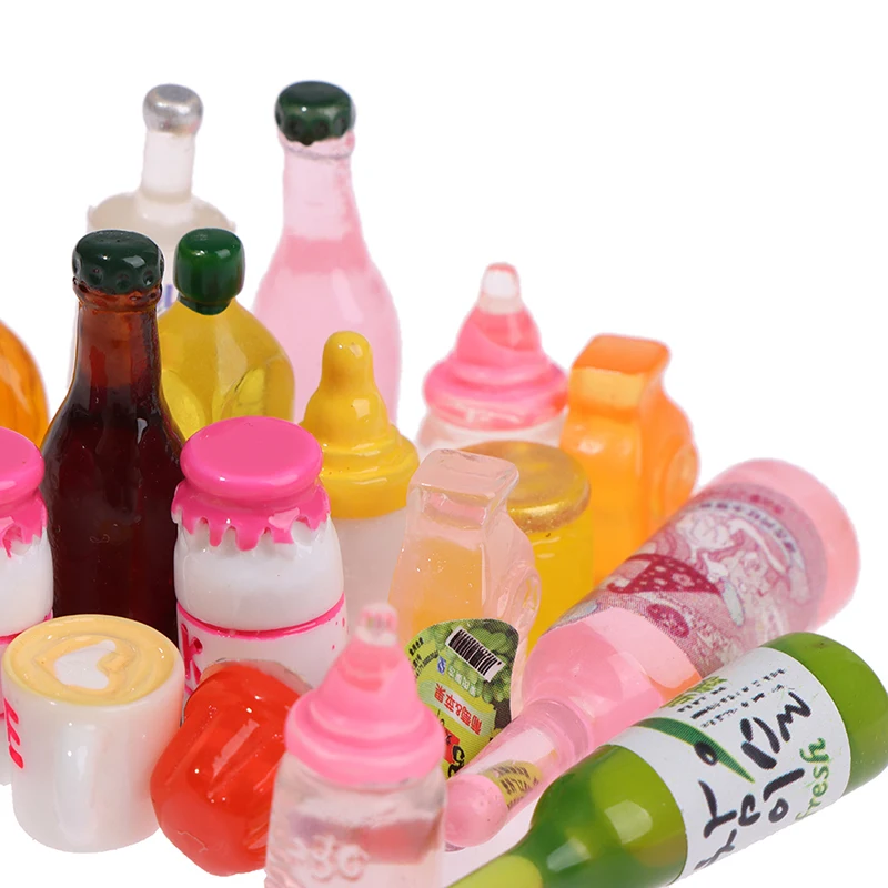 10 шт./пакет милый кукольный домик из смолы в случайном стиле имитация