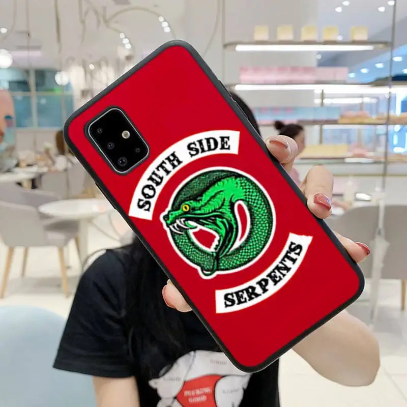 

Riverdale South Snake Phone Case For Samsung S9 10 20Plus Note 7 8 9 10 10plus Pro J8 M30 31