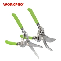 workpro 2pc pruning shears set 8pruner and 8garden scissors for garden grass shears