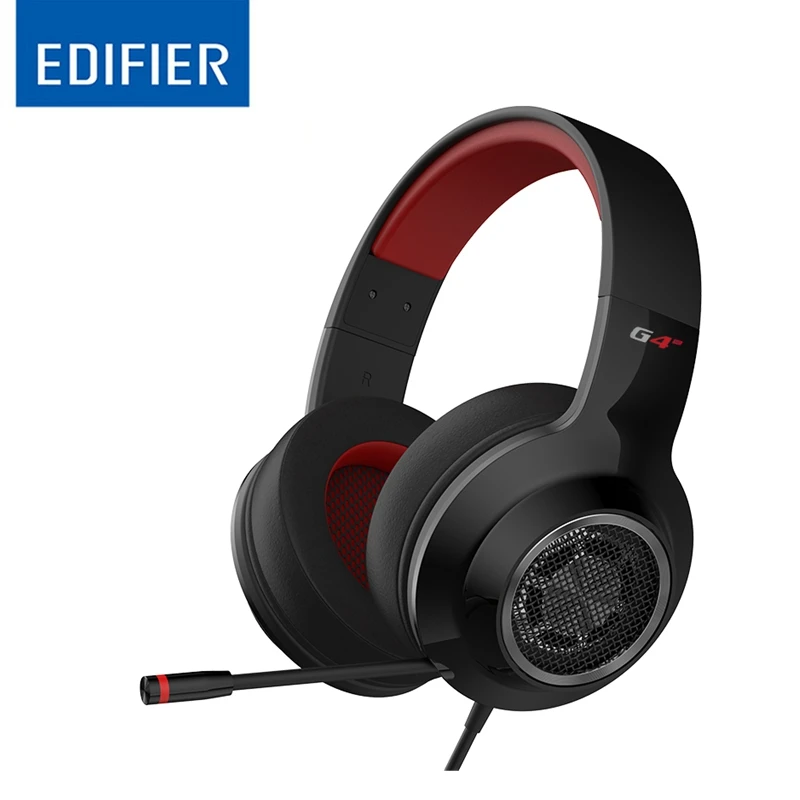 

EDIFIER G4 SE 3.5mm Gaming Headset 40mm Driver Unit L-Type Plug Super Bass Headphone with Mic for PUBG Smartphone PC Gamer