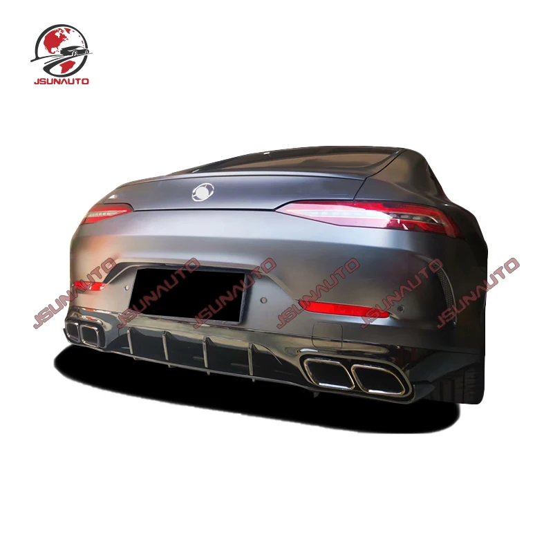 Для Benz amg GT53 GT63 до Gt63s стиль комплект кузова передний бампер задний диффузор с