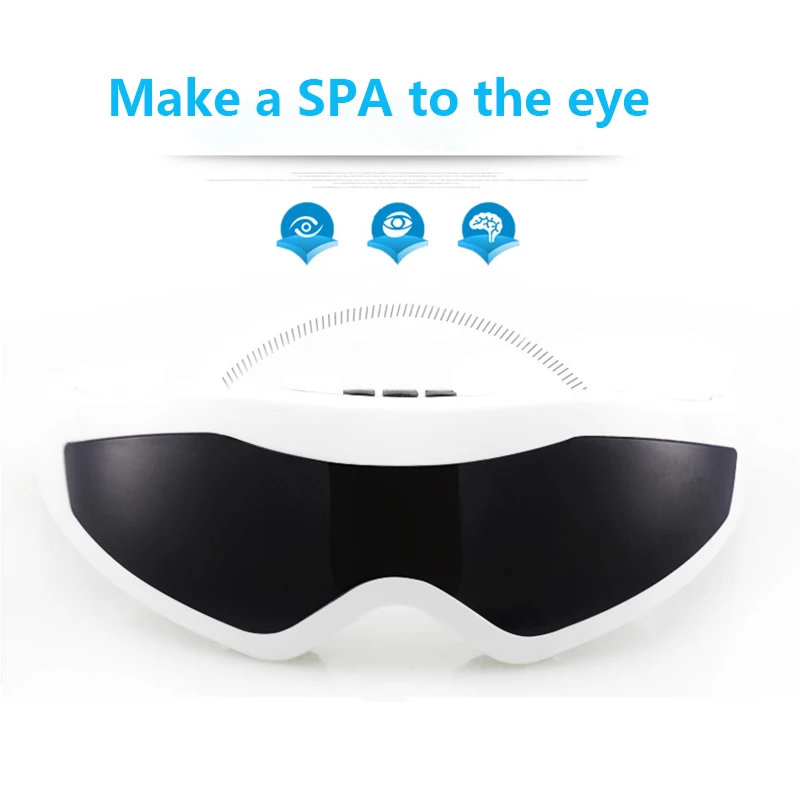 Электрическая машинка для массажа глаз удобные очки массажер вибрационное