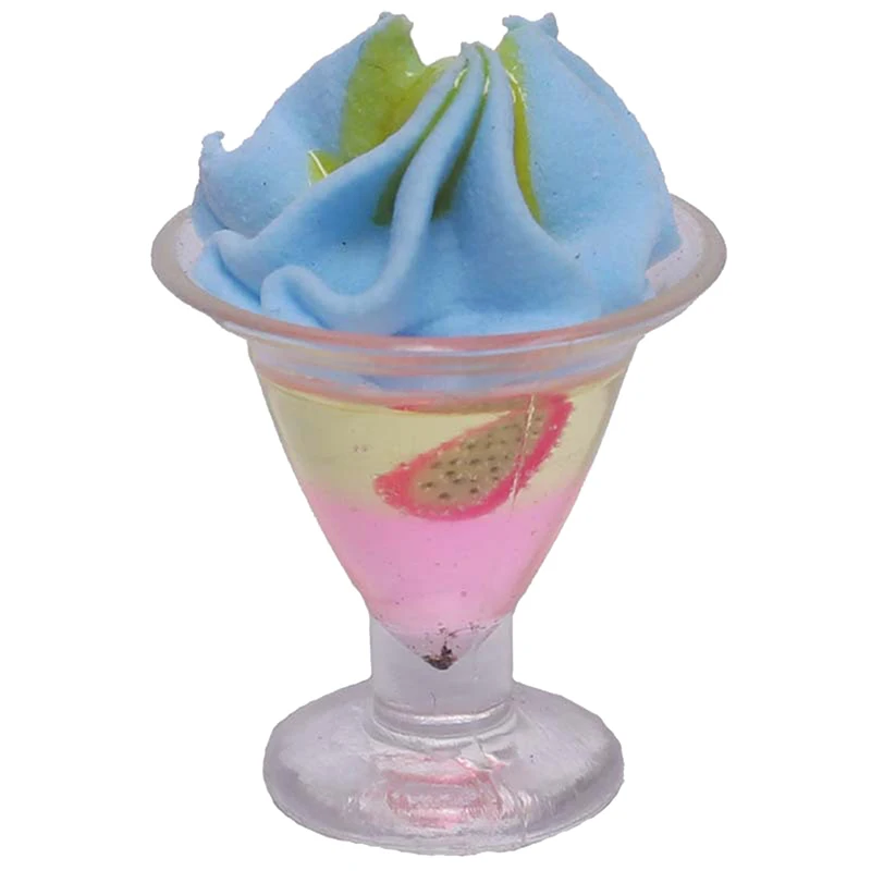 

1pc Drink Ice Cream Cups Set Model Pretend Play Mini Food Doll Accessories Fit Play House Toy Cute Dollhouse Miniature