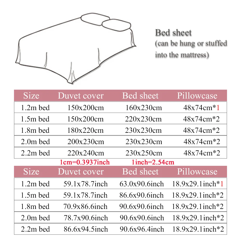 3/4 шт. Комплект постельного белья из полиэстера | Дом и сад