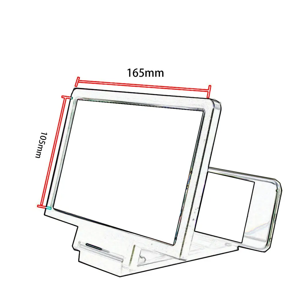 

Portable 3D Video Screen Amplifier Folding Enlarged Expander Stand Holder