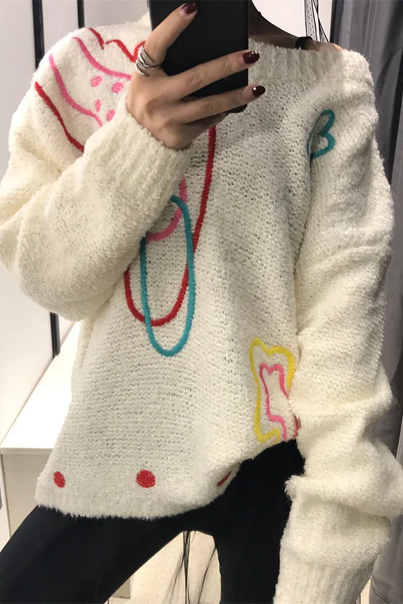 Пуловер Лидер продаж свитер для женщин Blusas De Inverno Feminina отдыха ветровым щитком