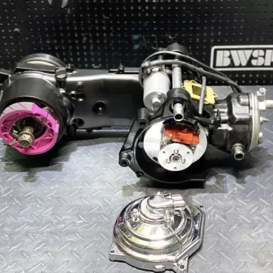 Двигатель 3WF 110cc JOG90 с системой жидкого охлаждения полный гоночный выпуск мотор
