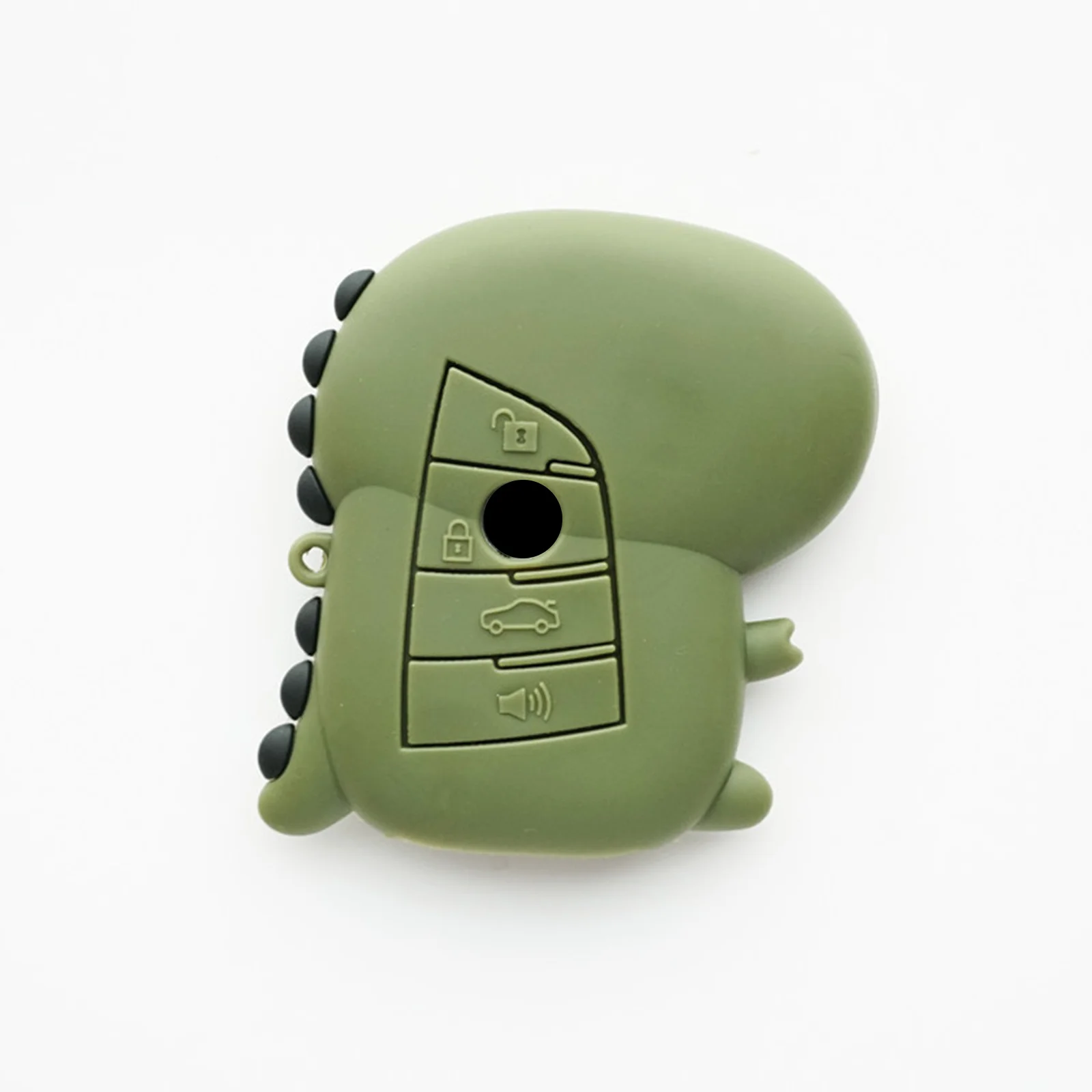 

Green Dinosaur Car Key Fob Cover Case For BMW 3 5 Series E46 E92 E93 E30 E36 E39 E46 E70 X4 X5 X1 G30 PU Auto Key Case For BMW