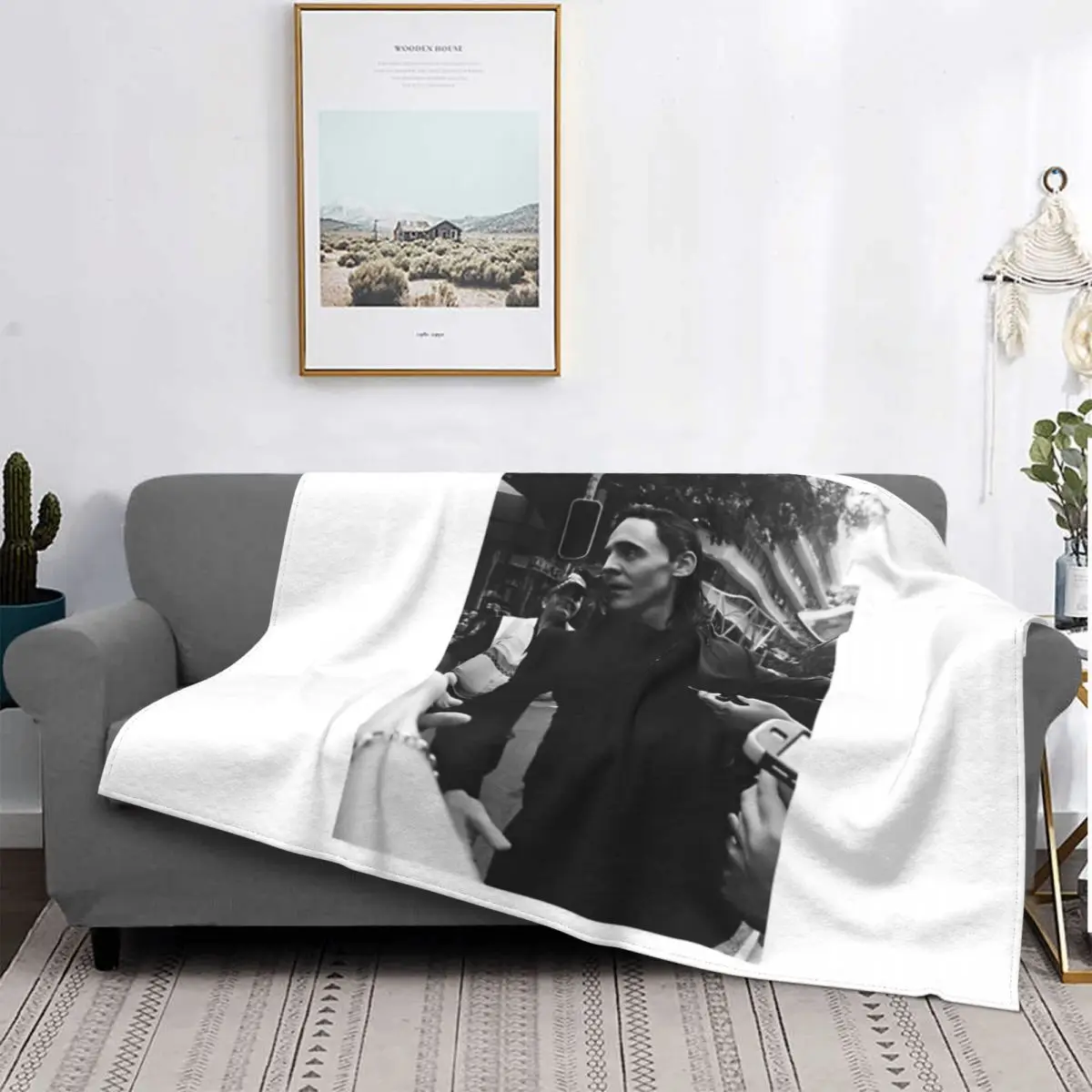 

1 одеяло Tom Hiddleston, покрывало для кровати, Клетчатое одеяло, плед для пикника, аниме одеяло, покрывала для кровати