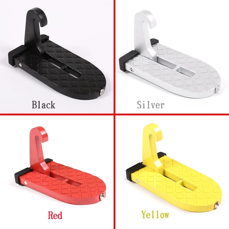 

ForUniversal multifunctional door stepping folding car roof luggage ladder hook foot aluminum alloy auxiliary pedal