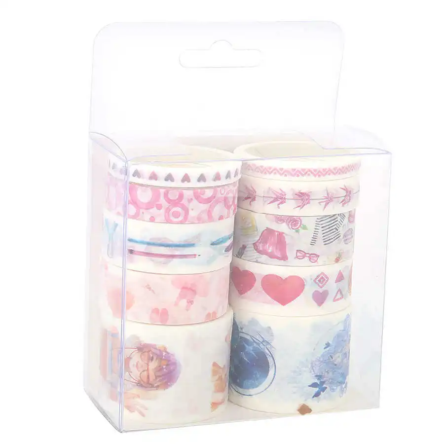 Высоковязкий Маскировочный стикер 10 рулонов/коробка васи лента декоративный