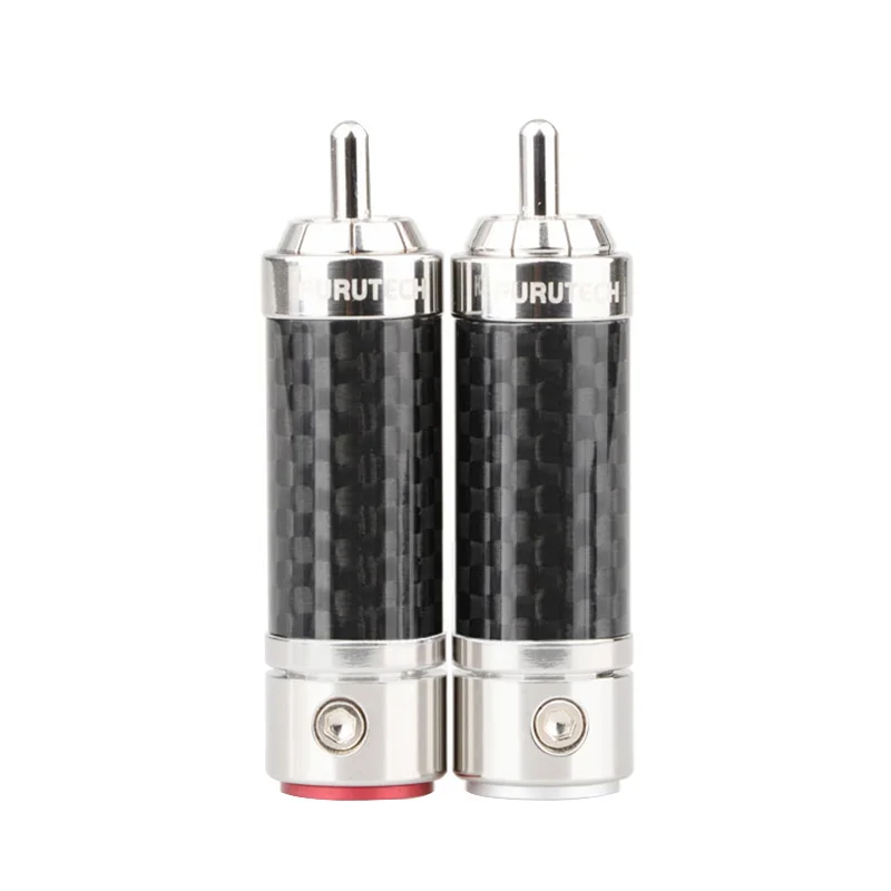 

FURUTECH CF-102(R) Carbon Fiber High-End grade RCA plug demagnetization Handle Original box