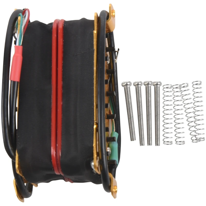 

Ceramic net Red Noiseless Guitar Humbucker Bridge Neck Pickup Set