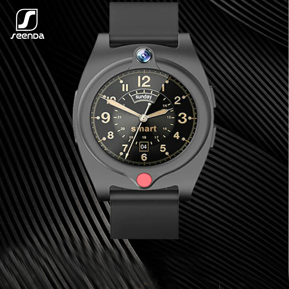 SeenDa сеть 4G старший Смарт часы сердечного ритма GPS трек Smartwatch SOS старика Камера