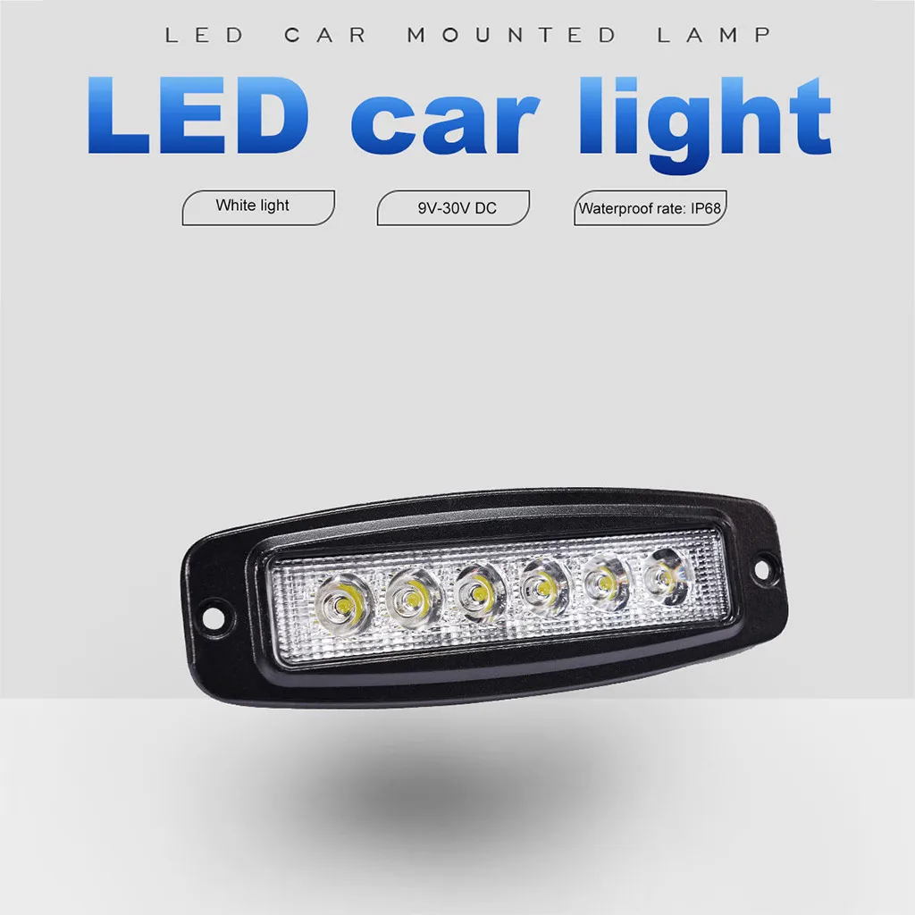 CARPRIE светильник светодиодный рабочий для грузовиков 4x4 7 3 дюйма 18 Вт 6 светодиодов