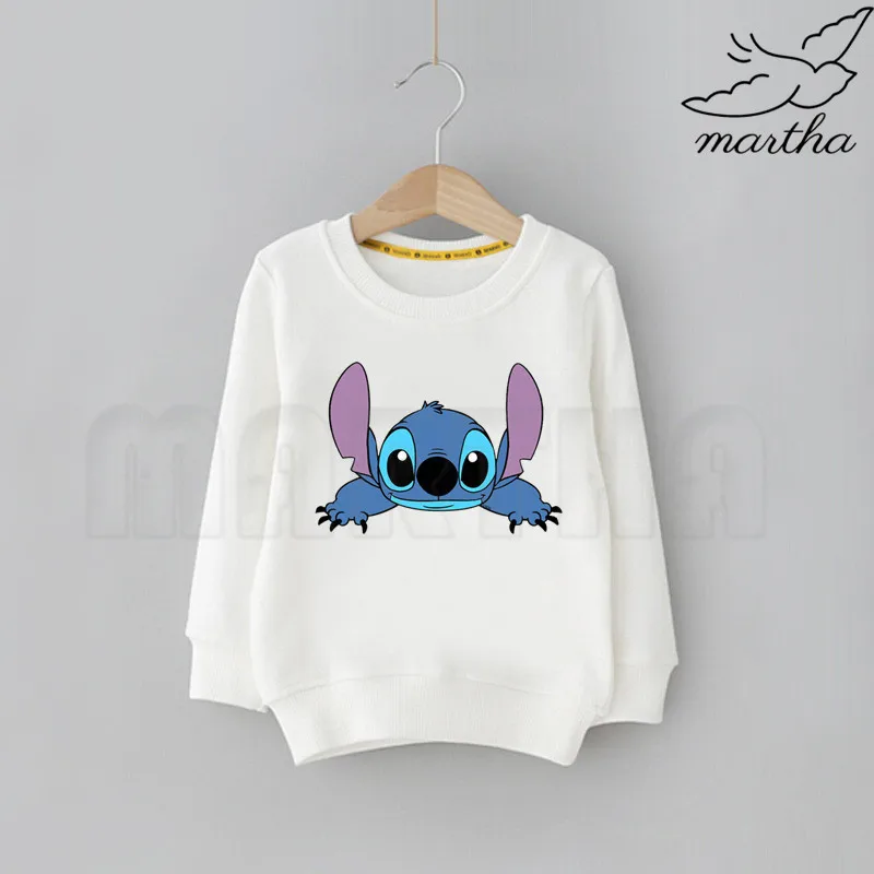 F Детский Милый Забавный свитер с героями мультфильмов «Angry Stitch», одноцветные кофты с капюшоном, модные толстовки с длинными рукавами для мальчиков и девочек - Цвет: F