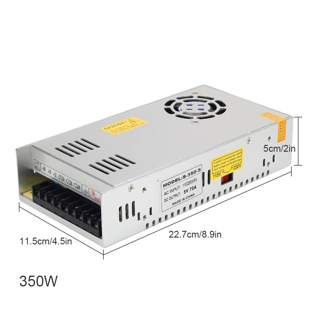 DC5V 2A 70A светодиодные Трансформаторы освещения 10 Вт 350 Светодиодный драйвер