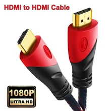 สาย HDMI วิดีโอสาย HDMI To HDMI Cable 1.4 1080P 3D สำหรับ HDTV Splitter Switcher PS3/4 0.5M 1M 3M 5M 10M 15M