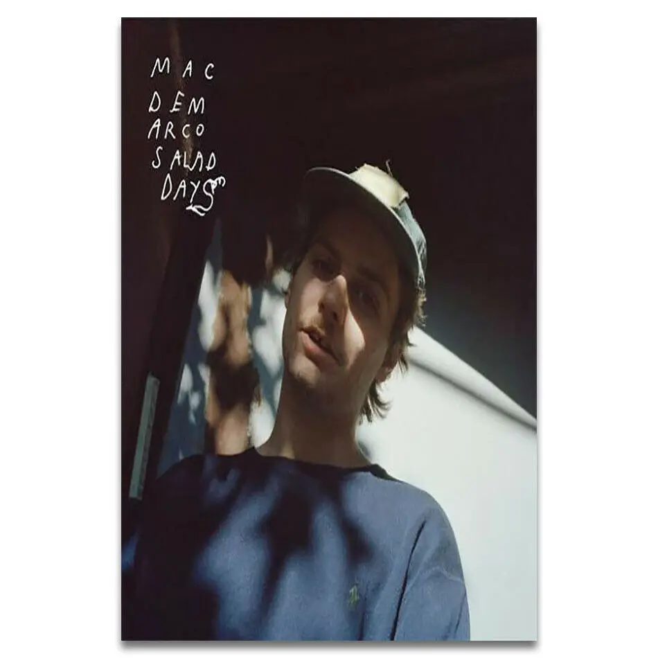 Альбом Mac demarc салатные дни рок музыка ПЕВЕЦ горячий шелк постер наклейка на стену