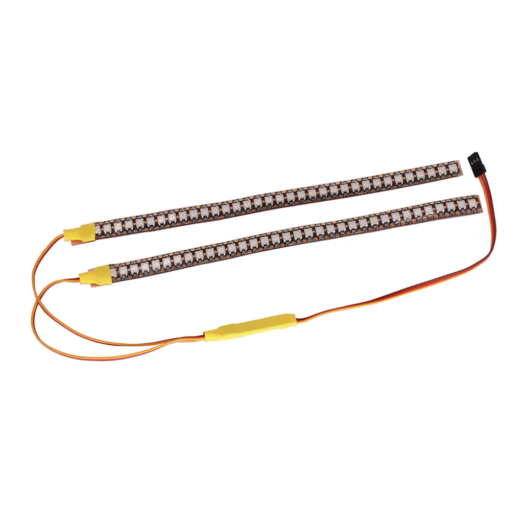 

1 Pair 1/10 Simulation LED Lamp 34pcs For RC Crawler Car Accessories W/ Screws
