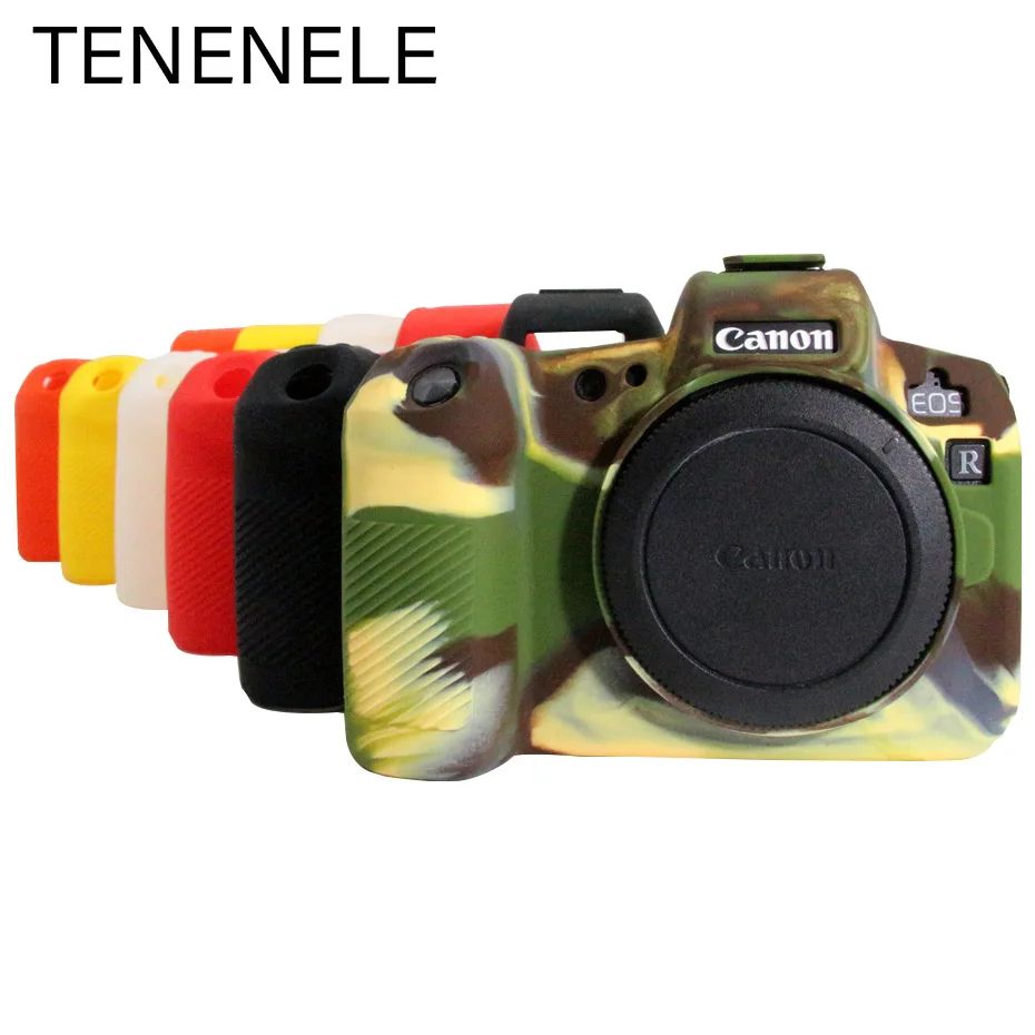Мягкий силиконовый чехол TENENELE для камеры Canon EOS R SLR Защитная сумка корпуса