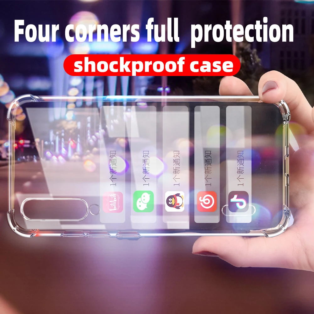 Etui High quality Phone Case For xiaomi mi a3 lite max3 mix3 Luxury Super Shockproof Clear Soft Silicone Cell Back Cover Coque | Мобильные