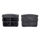 2 шт. замена не скользящий Шаг Лестница ноги колодки качество Черный резиновый складной Складная Лестница захват для ног крышка инструмент Аксессуары