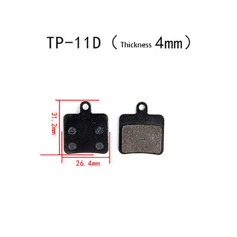 TP-11D 1 пара(2 шт.) MTB велосипедный велосипед велосипедные дисковые Тормозные колодки полуметаллические тормозные колодки для SHIMANO SRAM AVID HAYES TEKTRO Magura Formula - Цвет: TP-11D