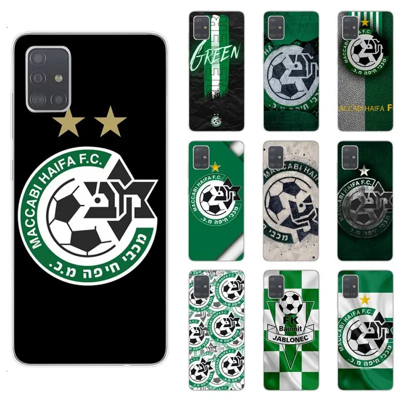 

Football maccabi haifa Phone Case For Samsung S4 S5 S6 S7 Edge S8 S9 S10 Plus S20 Lite Fe Note20 Ultra A71 A21S Cover Fundas