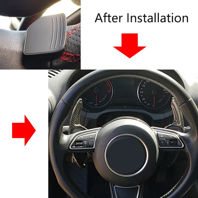 Удлинитель переключения передач колес из углеродного волокна для Seat Alhambra /Ateca /Leon