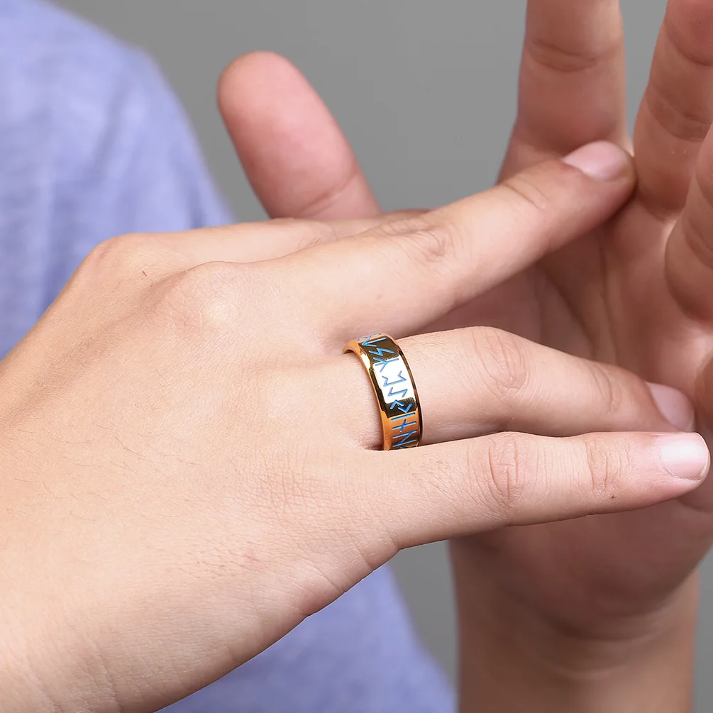 JHSL 8 мм мужские серебристые кольца черный золотой цвет серебристый нержавеющая