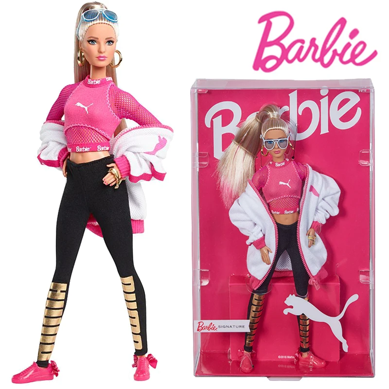 

Barbie DWF59 Puma Pop 2019 50th Anniversary Classic Toys Signature Puppets Sport Toys For Girls Poison 22 Articles Moving Toys