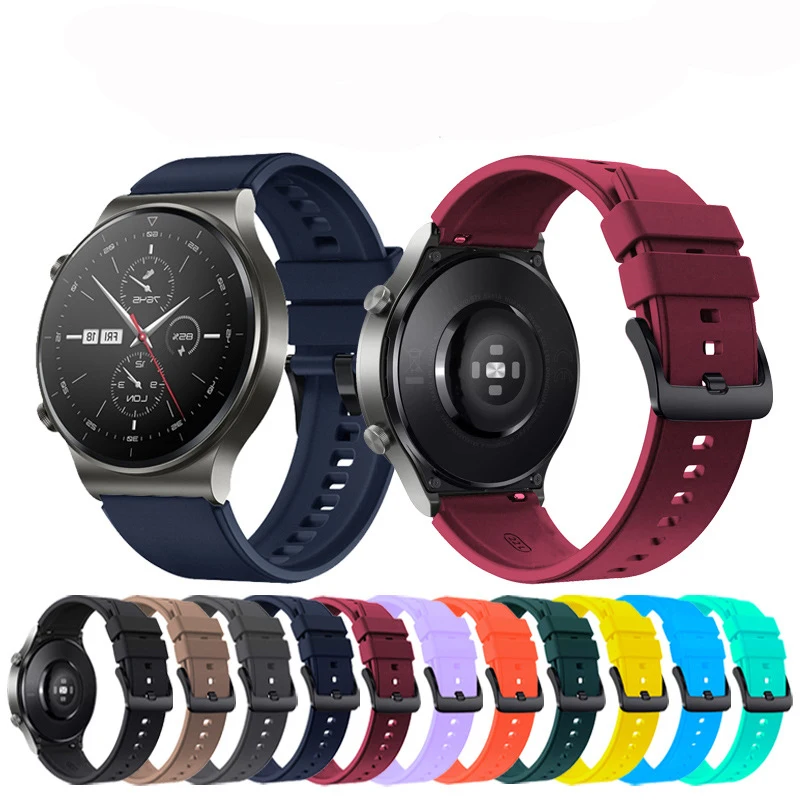 

Ремешок силиконовый для Huawei Watch Gt 2 Pro, оригинальный спортивный сменный Браслет Для Huawei Gt2 Pro, 22 мм