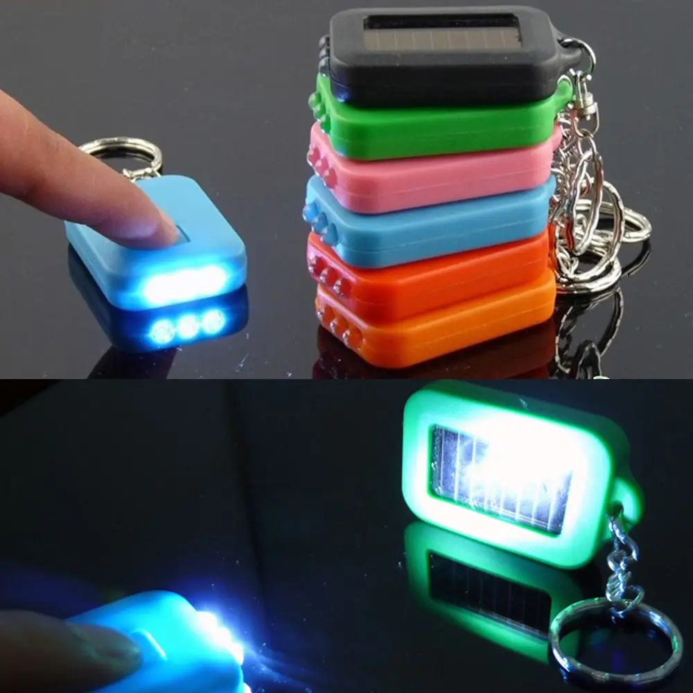 Автомобильный мини светильник фонарь с 3 светодиодными панелями на солнечной