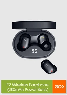 Votoon TWS настоящие беспроводные наушники Bluetooth V5.0, наушники, Спортивная гарнитура, наушники с управлением ии, 2500 мА/ч, светодиодный, умный внешний аккумулятор