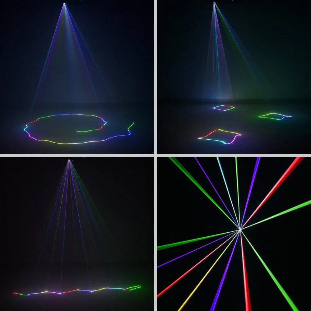 Автоматический ИК пульт DMX 400 МВт RGB светильник лазерный звук активный проектор ing