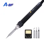 A-BF GS60D цифровой дисплей контроль температуры Электрический паяльник 60 Вт быстрый нагрев Антистатическая сварочная станция