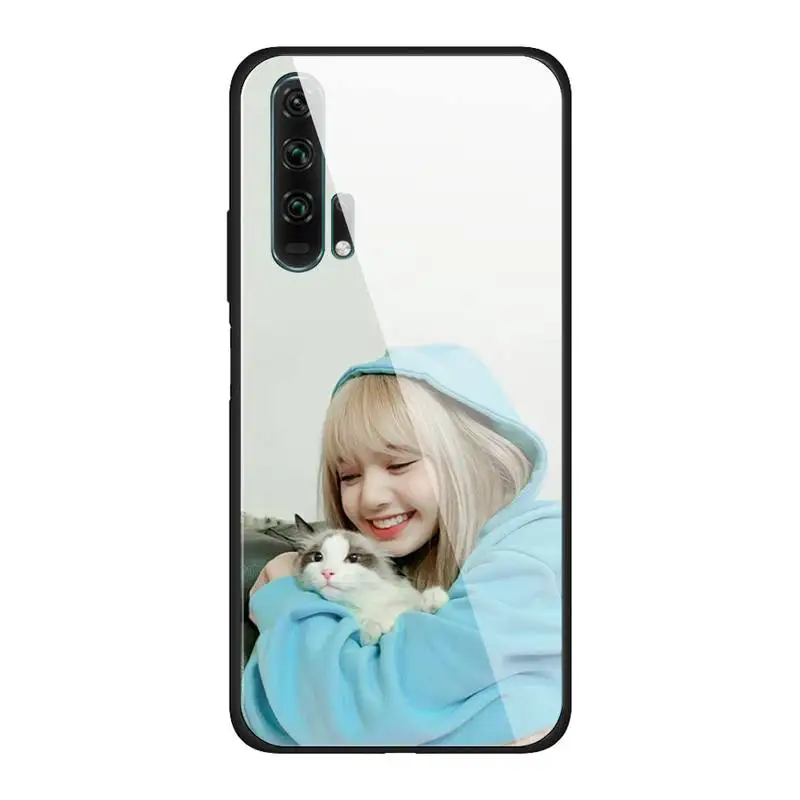 

Kpop Blackpinks JISOO JENNIE ROSE LISA For Huawei Mate 9 10 lite 20Pro&Tempered Glass Back Cover For Honor 7A 8X 9 10 V10