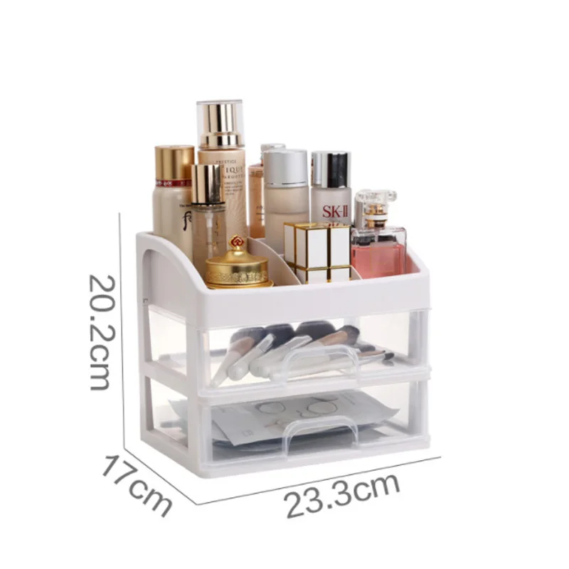 Пластиковый ящик для косметики органайзер макияжа контейнер ювелирных изделий