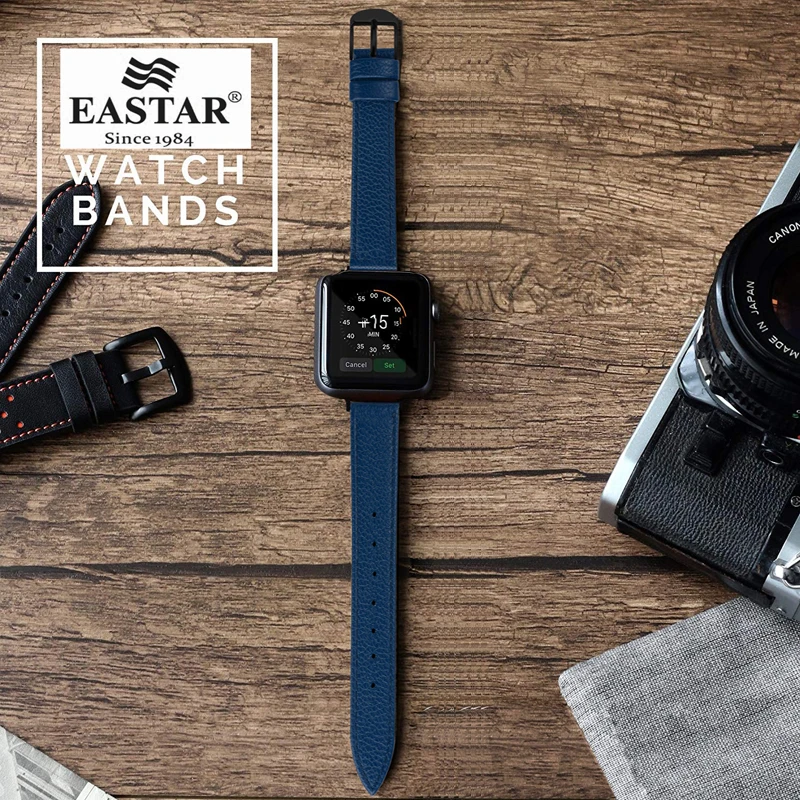 Кожаный ремешок для Apple Watch band 44 мм 40 38 42 тонкий iWatch serie se 3 4 5 6 часов|Ремешки часов| |